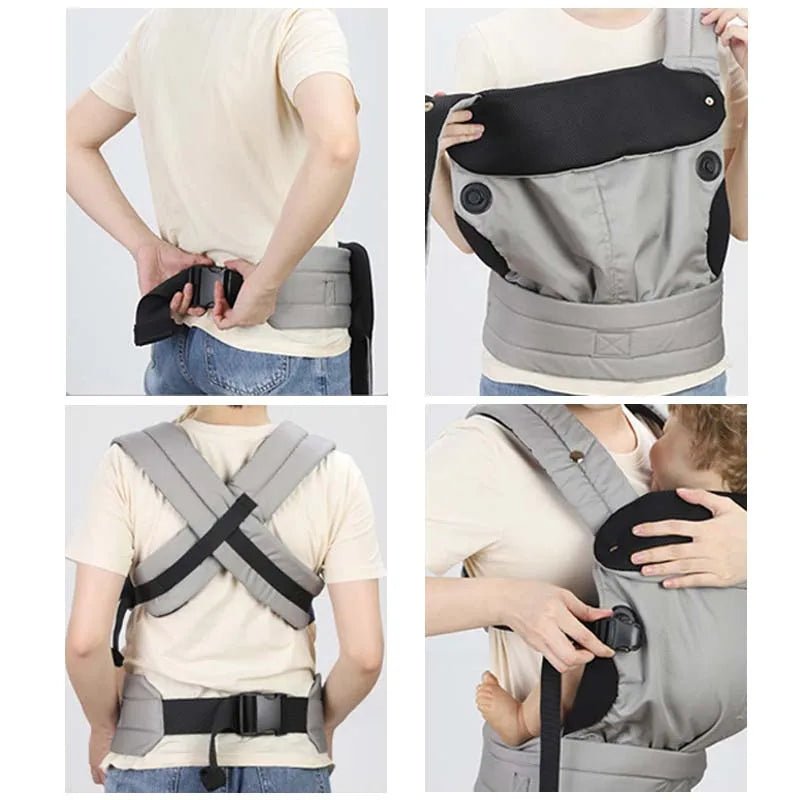 Porte Bébé Ventral - BéBulle - Livraison gratuite et envoi du colis en moins de 24Hr.