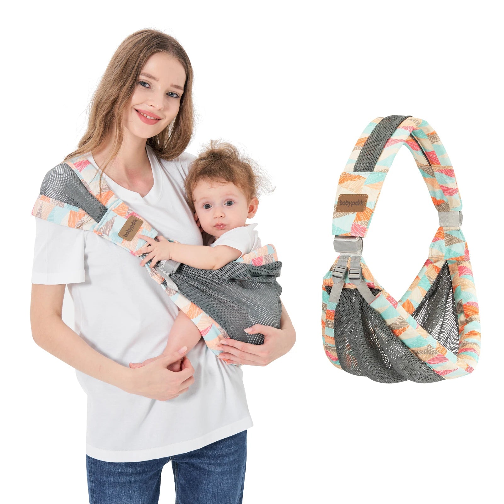 Porte bébé sans noeud - BéBulle - Livraison gratuite et envoi du colis en moins de 24Hr.
