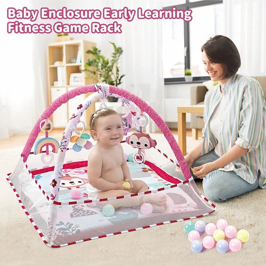Tapis d'Éveil Bébé Fille - BéBulle - Livraison gratuite et envoi du colis en moins de 24Hr.