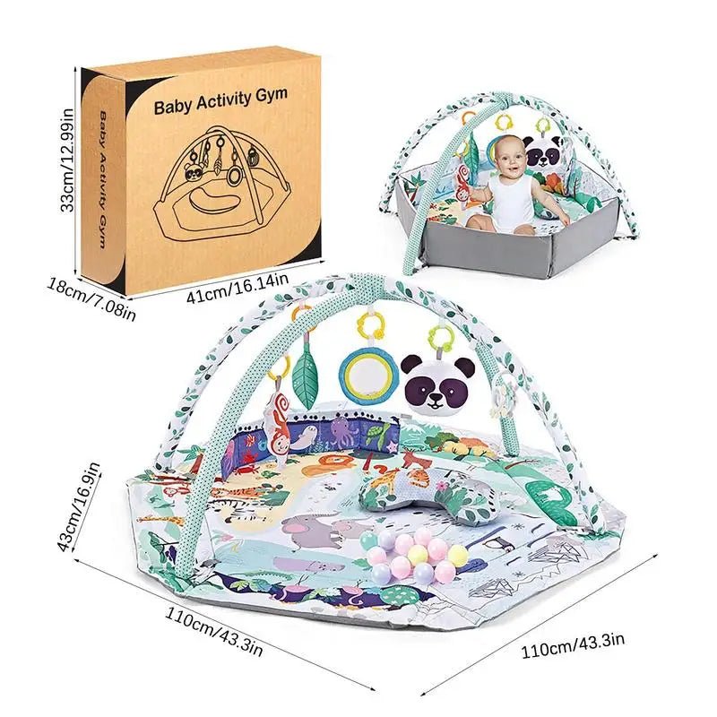 Tapis d'Éveil Bébé Montessori - BéBulle - Livraison gratuite et envoi du colis en moins de 24Hr.