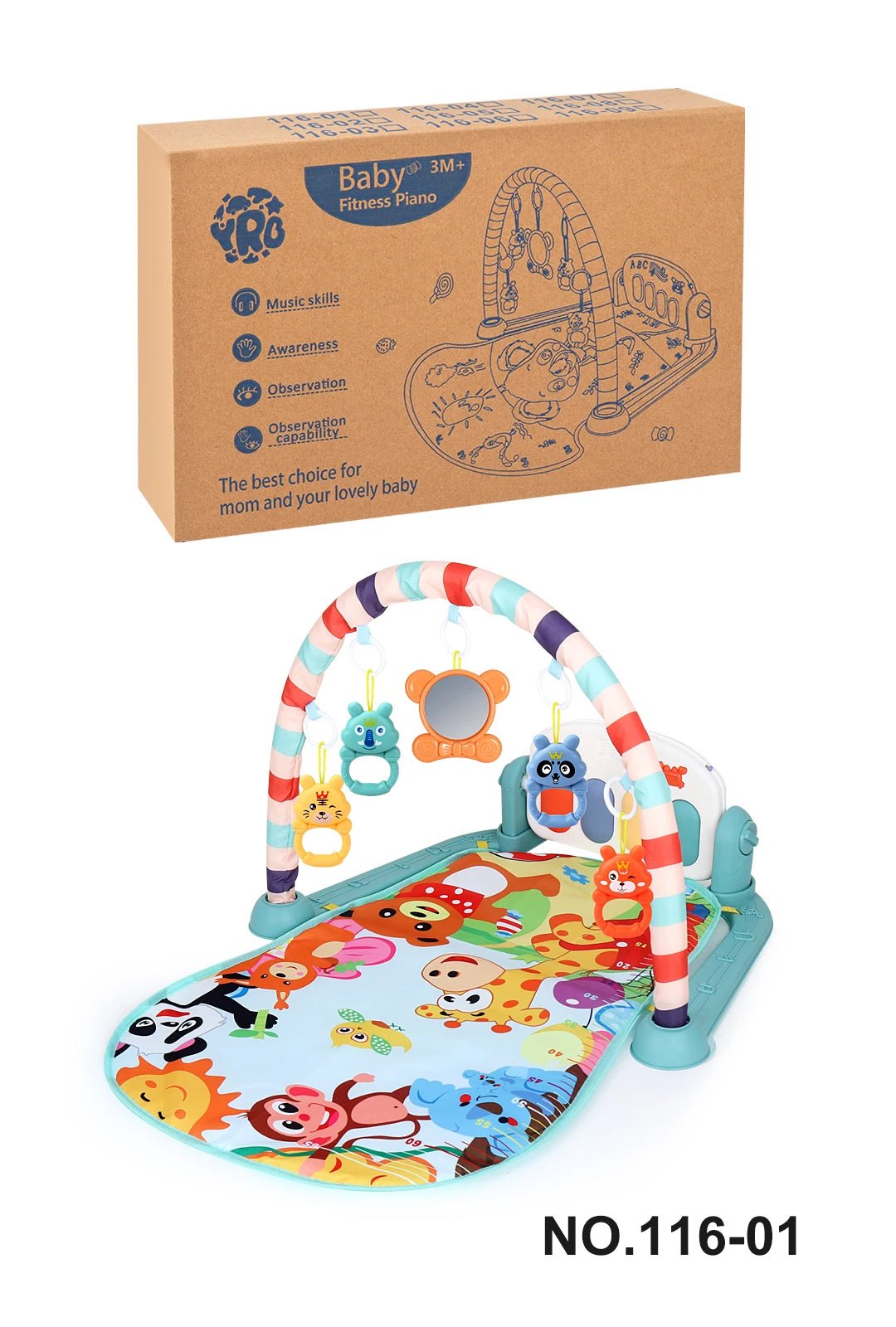Tapis d'Éveil Bebe Multifunctionnel - BéBulle - Livraison gratuite et envoi du colis en moins de 24Hr.