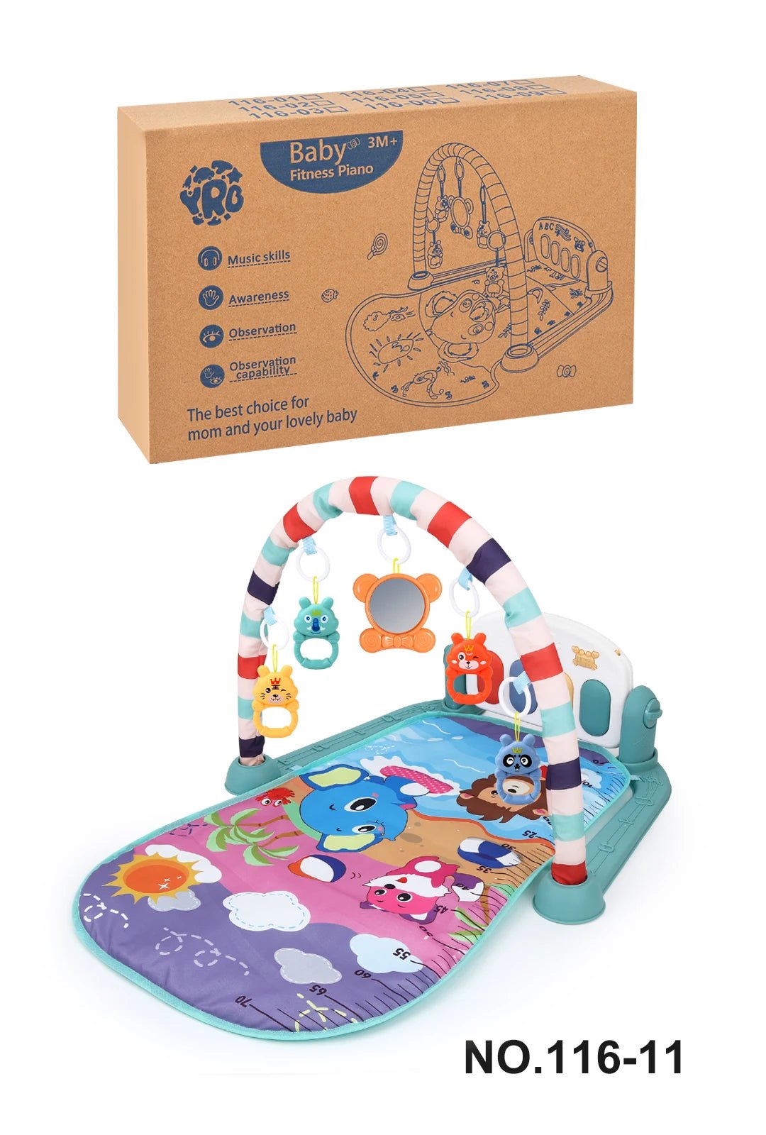 Tapis d'Éveil Bebe Multifunctionnel - BéBulle - Livraison gratuite et envoi du colis en moins de 24Hr.