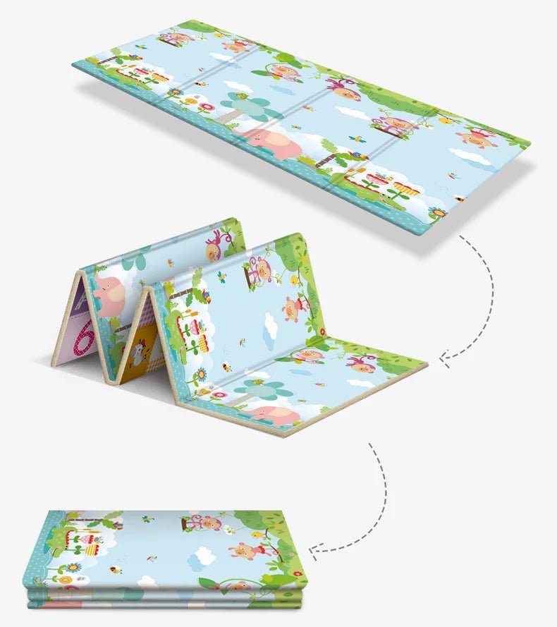 Tapis d'Éveil Bébé Pliable - BéBulle - Livraison gratuite et envoi du colis en moins de 24Hr.