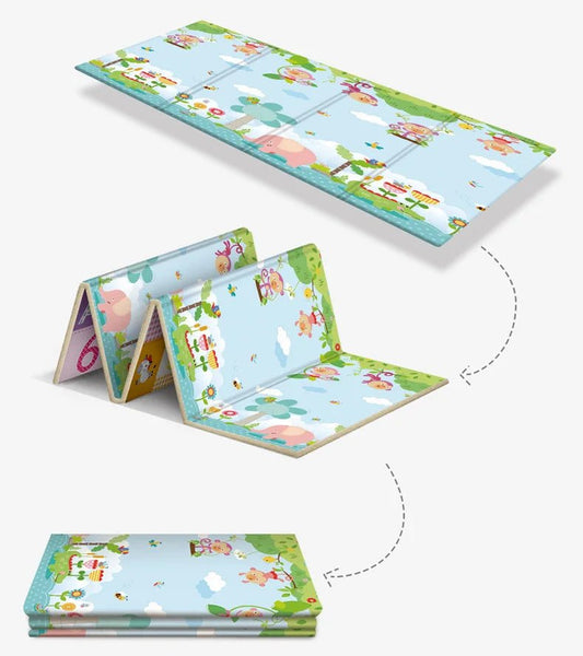Tapis d'Éveil Bébé Pliable - BéBulle - Livraison gratuite et envoi du colis en moins de 24Hr.