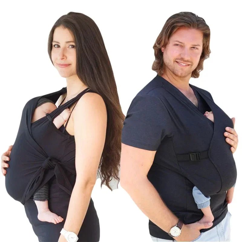 Tee shirt porte bebe - BéBulle - Livraison gratuite et envoi du colis en moins de 24Hr.
